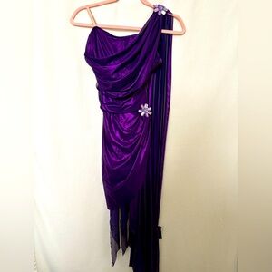 Women’s lyrical dress. Metallic purple size S